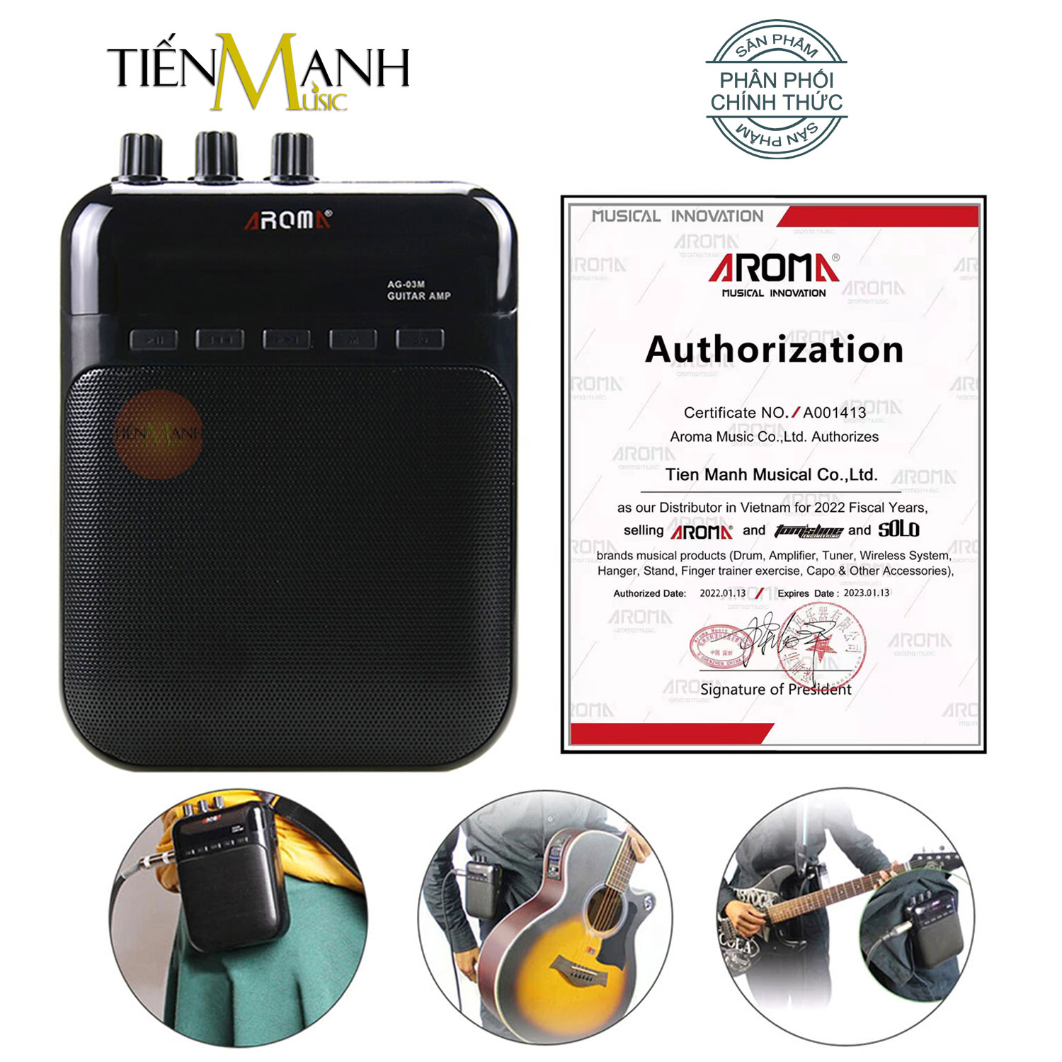 Amply aroma ag-03m mini - loa ampli guitar ag03 amplifier ag03m ag3