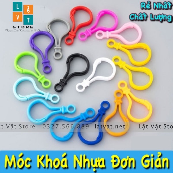 [HCM]Móc khoá nhựa càng cua đơn giản nhiều màu giá rẻ màu ngẫu nhiên làm phụ kiện handmade đồ chơi cho trẻ em