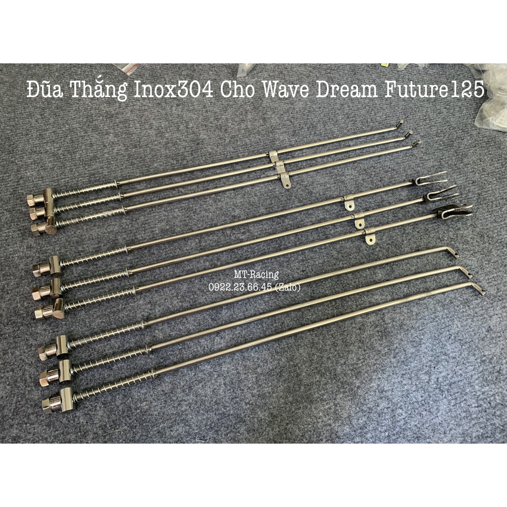 Đũa Thắng Inox 304 Cho Wave, Dream, Futrure Các Đời Siêu Bóng Không Gỉ