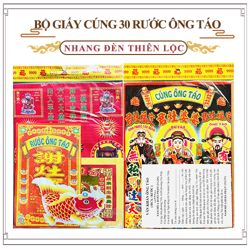 Bộ Cúng 30 Rước Ông Táo - Hàng Mã Thiên Lộc