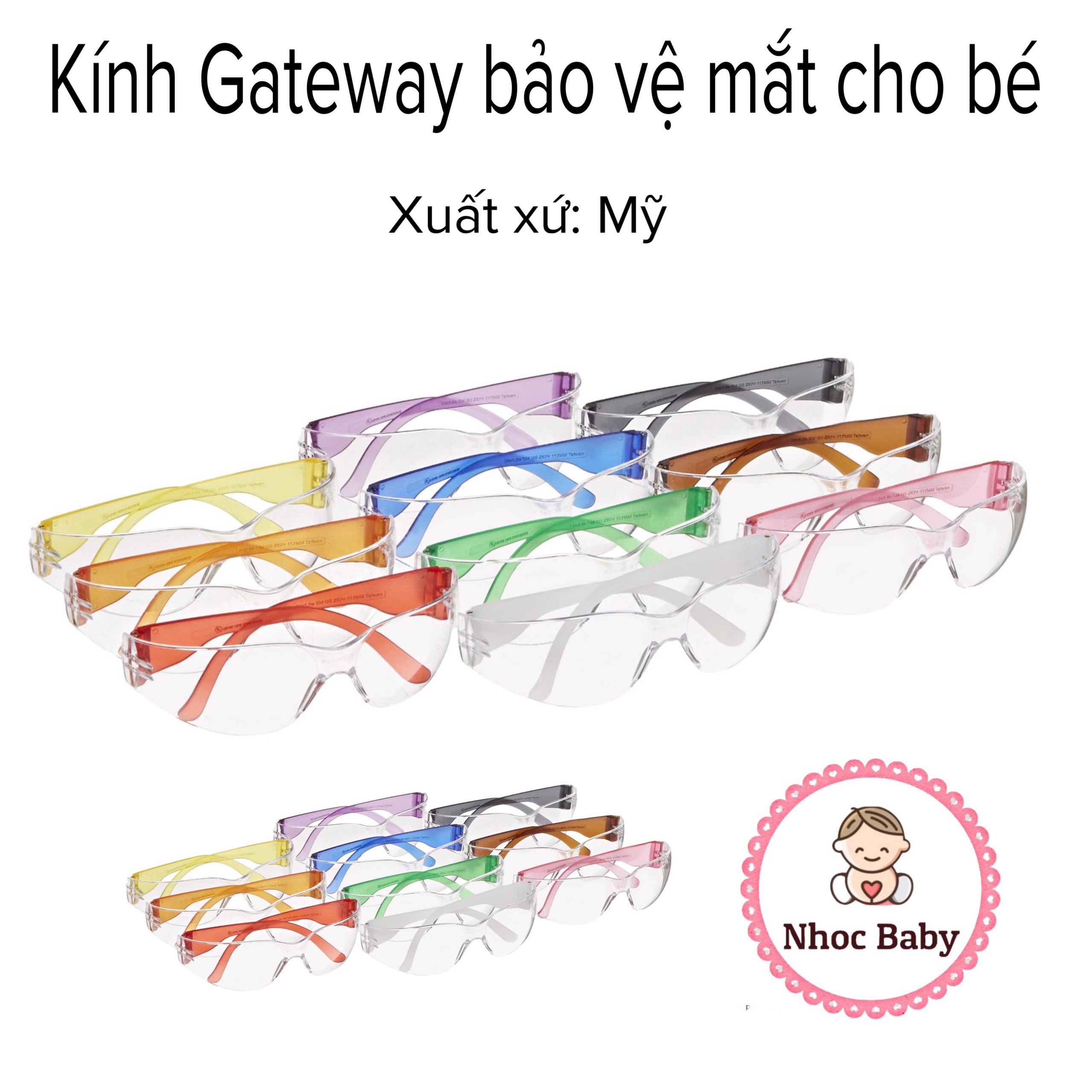 Kính mắt trẻ em Gateway chống tia UV