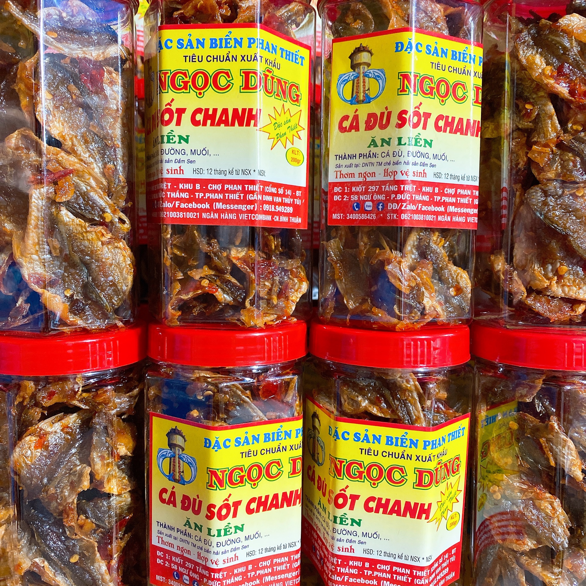 [FREESHIP MAX] Cá Đù Sốt Chanh ( ăn liền ) là món ăn ngon ơi là ngon của Shop Đặc Sản Biển Phan Thiết NGỌC DŨNG; Hộp 200 gram. HSD 12 tháng kể từ ngày đặt hàng.