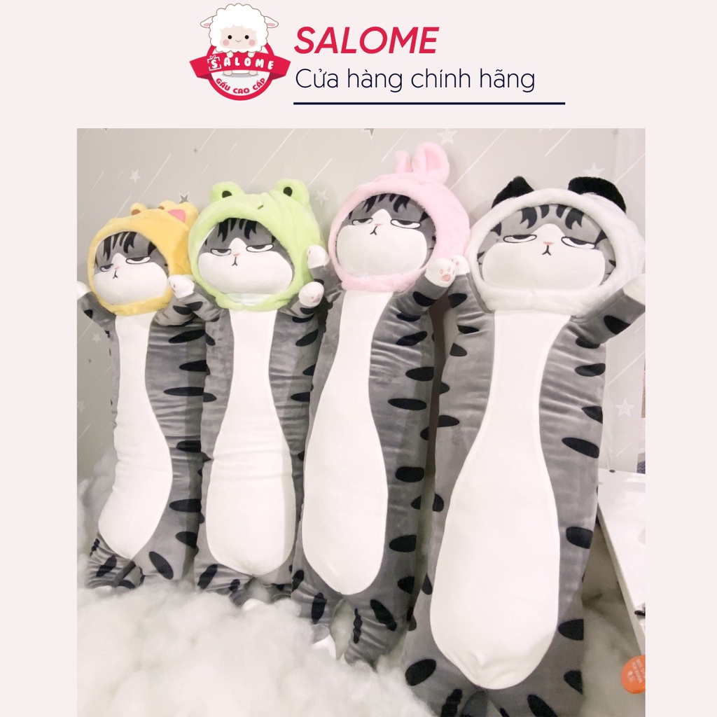 Gối ôm mèo hoàng thượng dài cosplay thỏ ếch gấu ong salome tp hcm