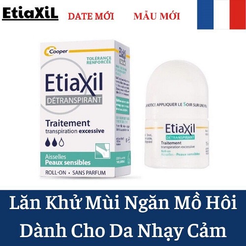 Lăn Khử Mùi Etiaxil lăn nách Etiaxil Pháp chính hãng có tác dụng trong 72 giờ 15ml