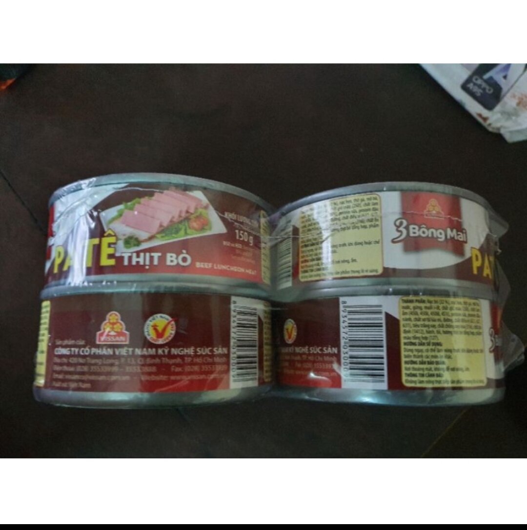 Pate thịt bò vissan 150g