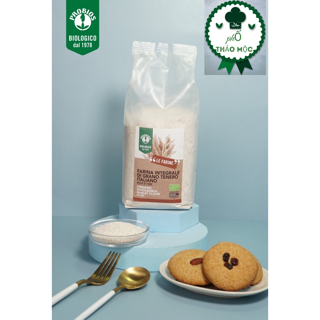 Bột Lúa Mạch Đen  Rye Flour  Nguyên Cám hữu cơ ProBios BauckHof 1kg