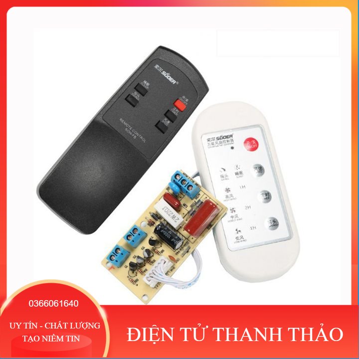 Bộ mạch điều khiển từ xa cho quạt son-fb