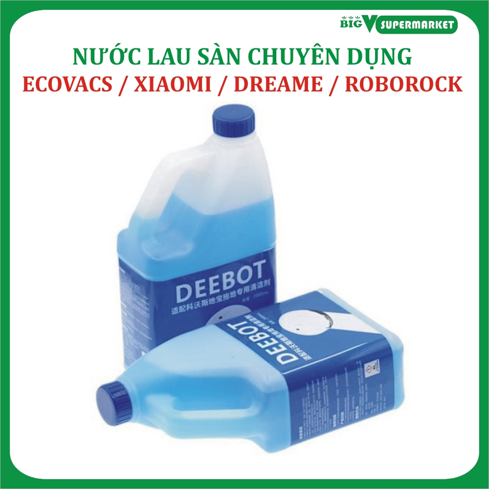 Nước lau sàn chuyên dụng dành riêng cho robot lau nhà ecovacs deebot ecovacs deebot / dreame/ xiaomi / liectroux / haier