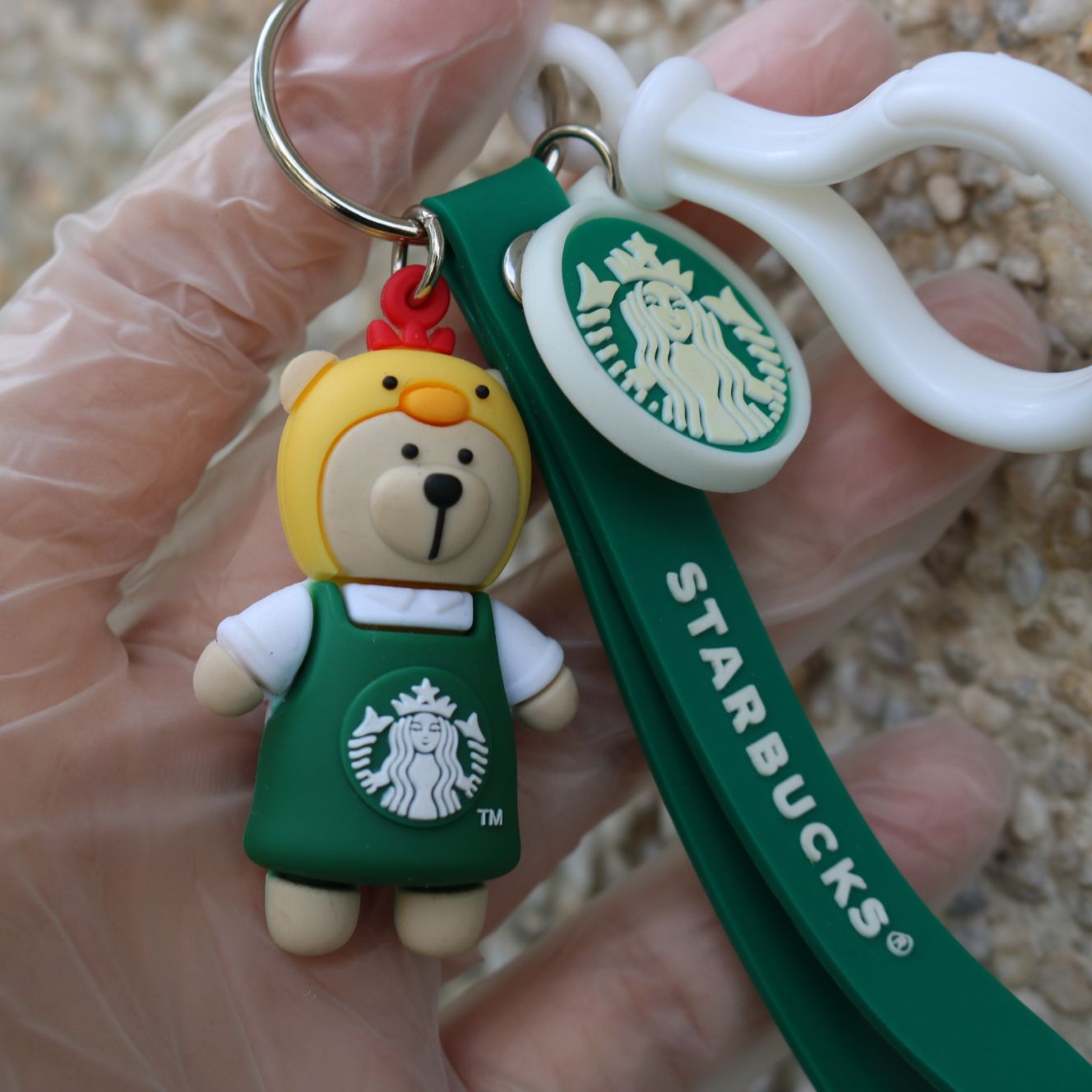 [HCM]móc khóa con gà tuổi Dậu 12 con giáp Starbucks