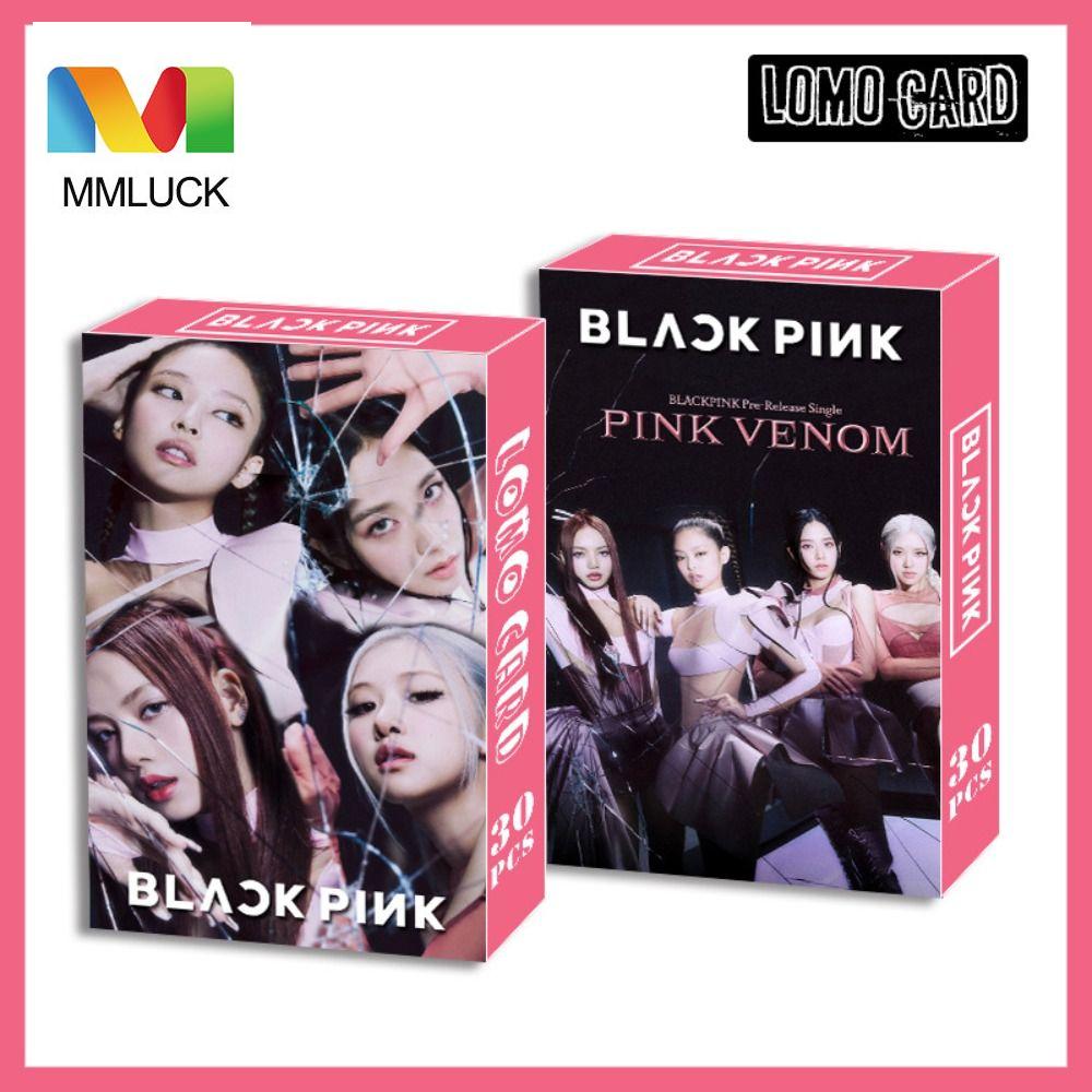  MMLUCK người hâm mộ quà tặng sinh nhật hiện tại Lisa jennie Rose Collector thẻ blackpink thần tượng in ảnh HD thẻ sinh ra màu hồng Thế Giới tour du lịch Album thẻ jisoo Rose thẻ Lomo Kpop photocards thẻ Lomo Bộ thẻ blackpink thẻ Lomo 