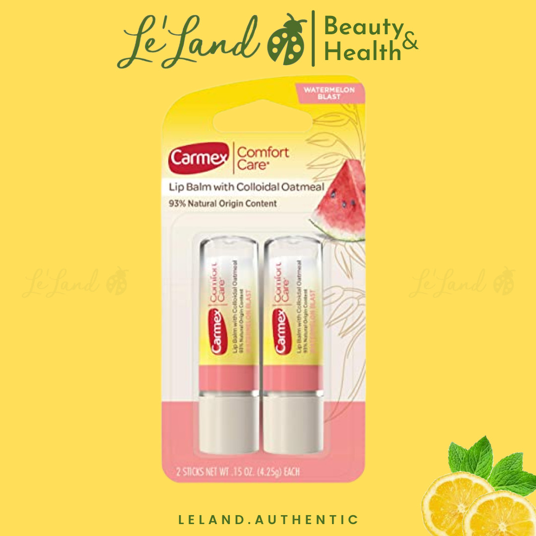 Bill US - Son dưỡng môi Carmex Comfort Care Lip Balm dưa hấu