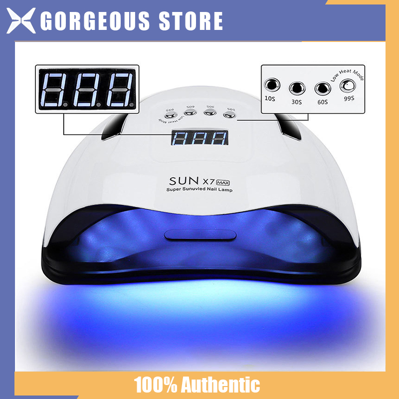 [HCM] Máy Làm Nóng Gel (Máy Sấy Gel) Đèn LED 48W-180W SUN 5 - SUN X7 MAX - Bảo hành 1 Tháng