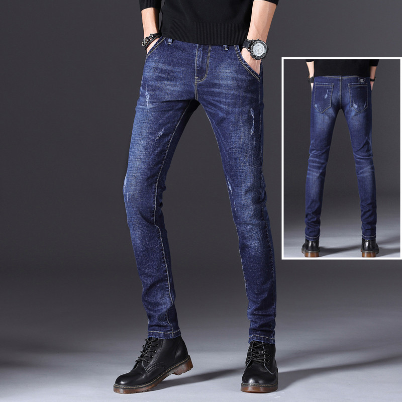 Quần Jean Nam XANH WASH KIỂU ĐƠN GIẢN - Quần Jeans Nam Thời Trang Basic - Có Size Đại - M967