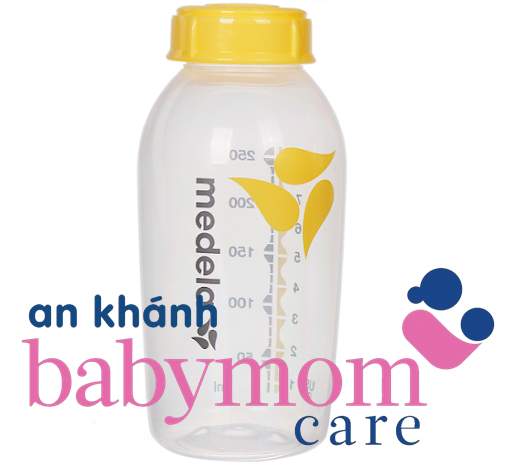 Bình trữ sữa USA  250 ml - in màu