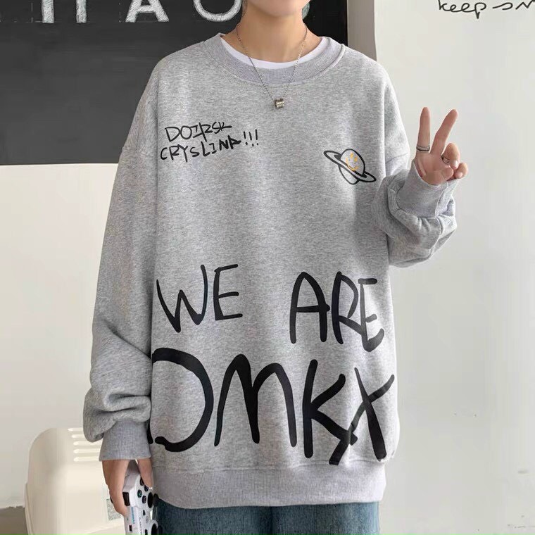 ÁO HOODIE SWEATER NAM NỮ CỔ CHUI SIÊU XINH, DỄ THƯƠNG CHẤT LIỆU VẢI MỀM MỊN DÀY FORM RỘNG HÀN QUỐC HBMT