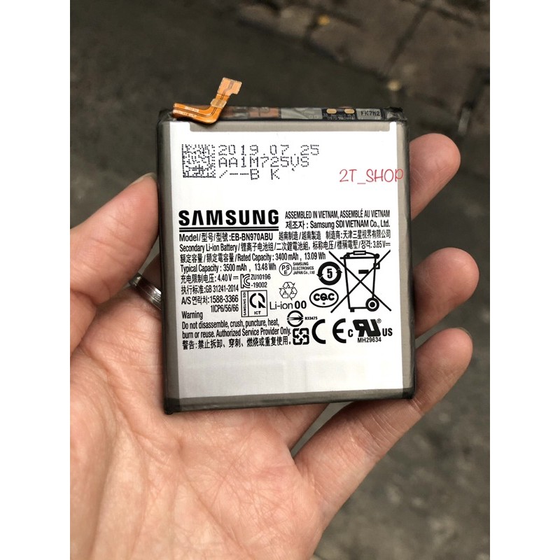 Pin galaxy note 10 , dung lượng 3500mah, eb-bn970abu