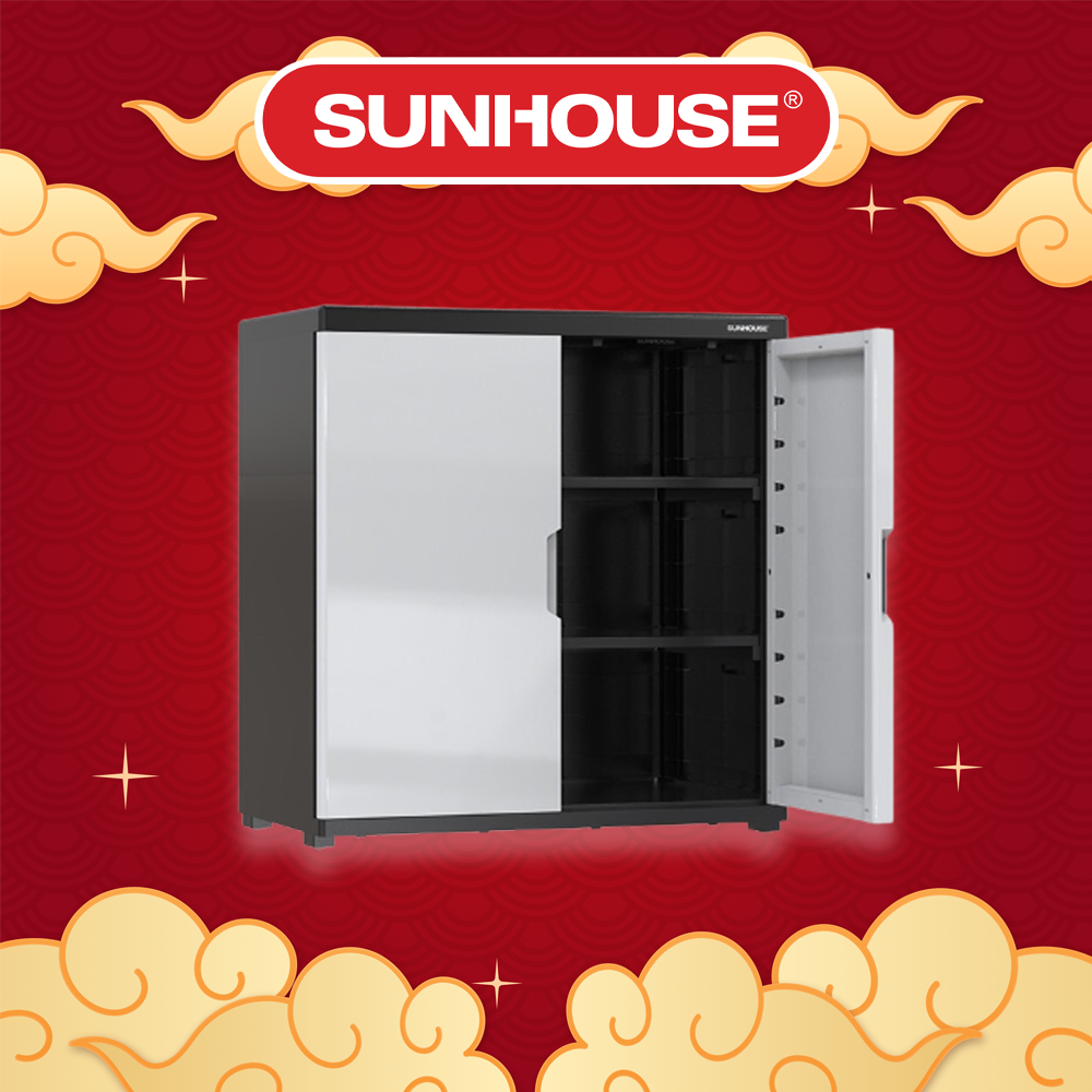 Tủ giày nhựa 2 cánh SUNHOUSE KS-CA726S