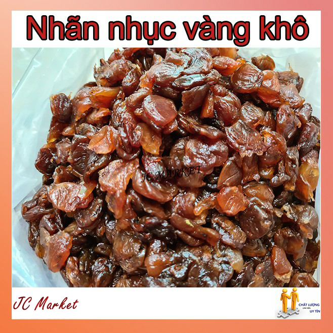 [HCM]Nhãn nhục khô vàng nâu cánh dày 500gr