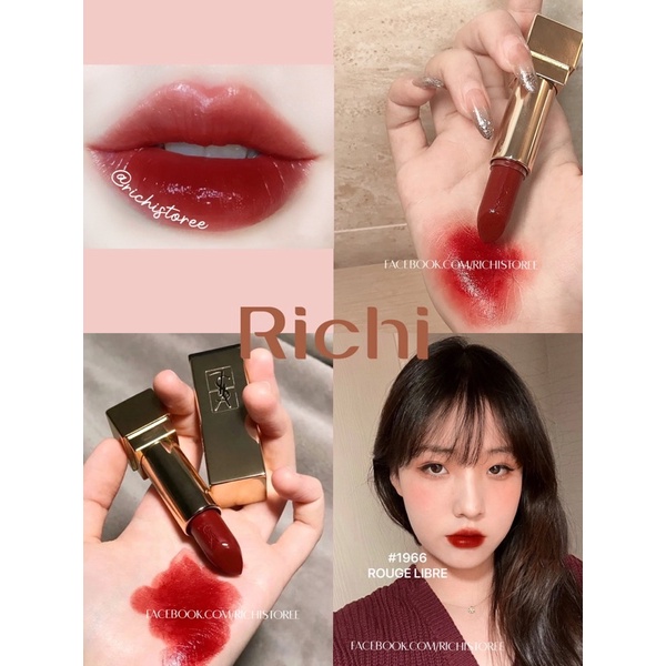 Son ysl 1966 120 rouge libre rouge fullbox - full size