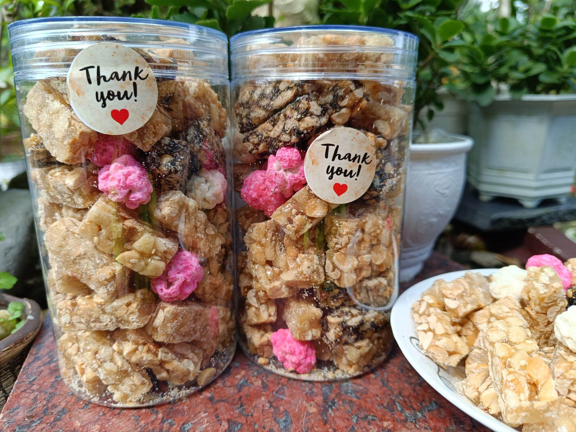 Kẹo thèo lèo bông dâu 500g (Kẹo đậu phộng/ thèo lèo truyền thống)