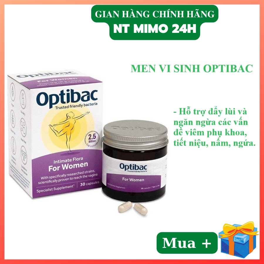 Men vi sinh Optibac tím chuẩn nội địa UK