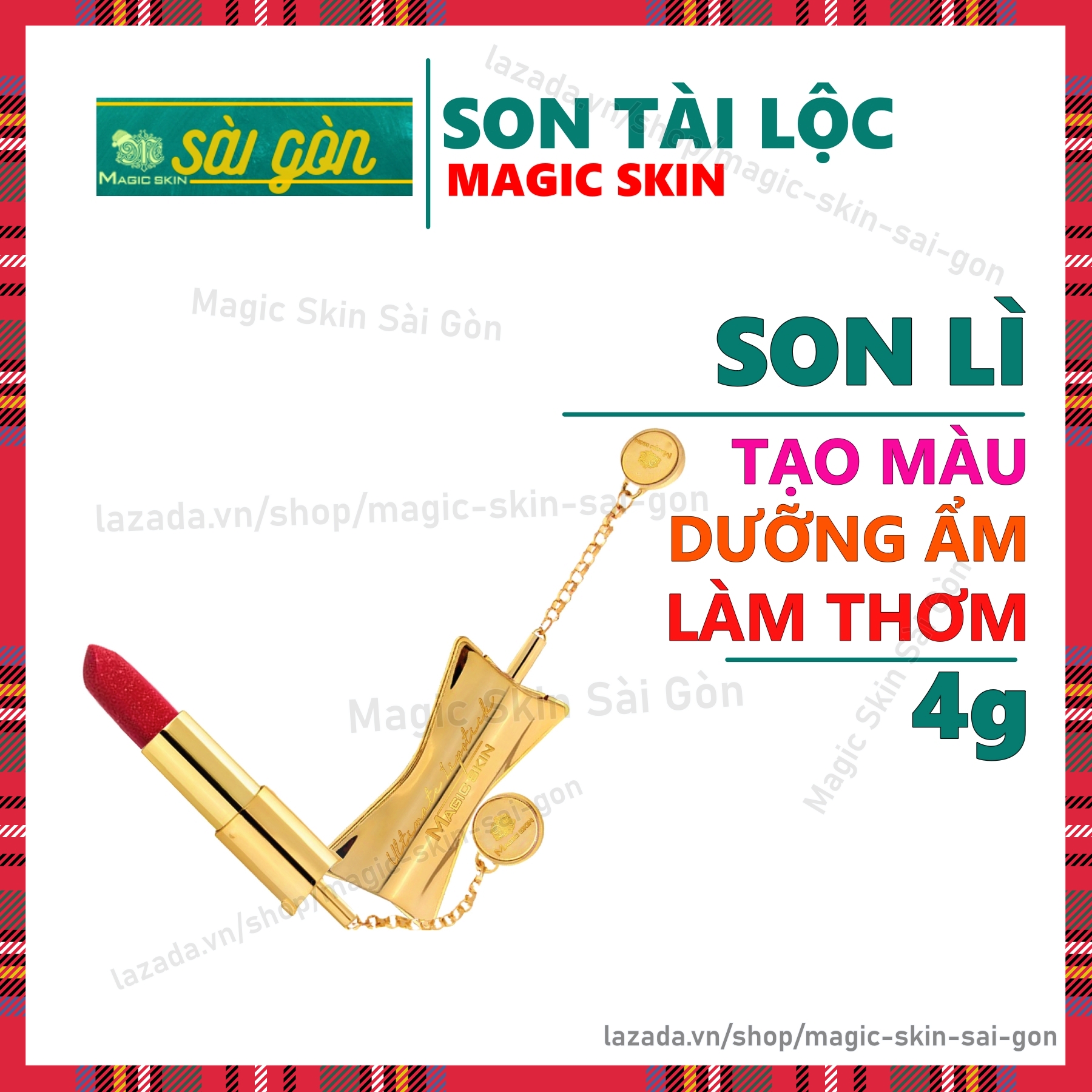 SON TÀI LỘC Magic Skin Son Lì Ultimate Lipstick Bling Bling cho môi ẨM MỊN MỀM MỌNG