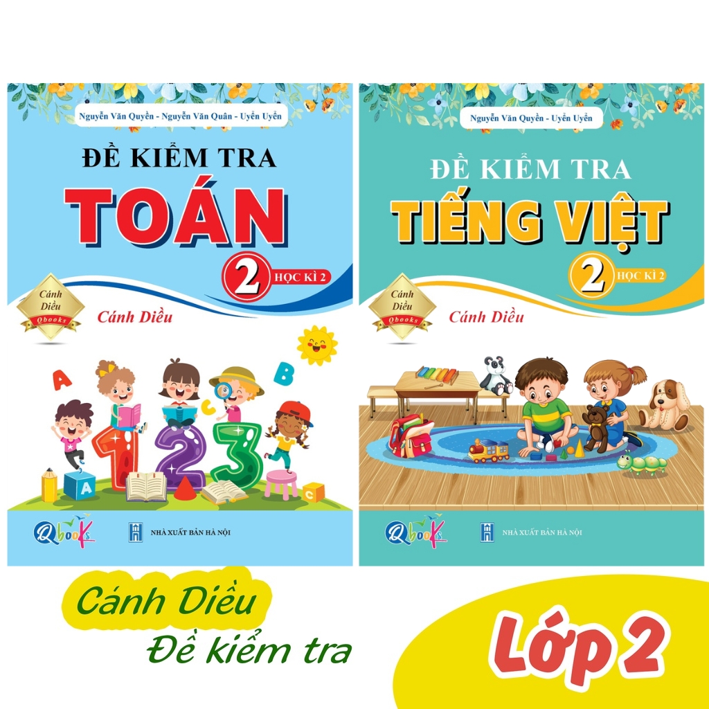 Sách Combo Đề Kiểm Tra Toán Tiếng Việt Lớp 2 Học Kì 2 Cánh Diều