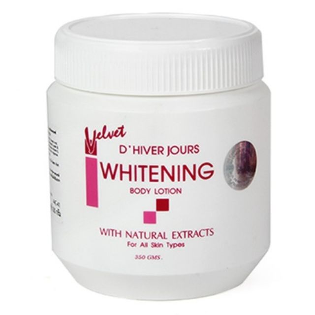 Kem Dưỡng trắng da Velvet D’Hiver Jours Whitening Body Lotion 350g