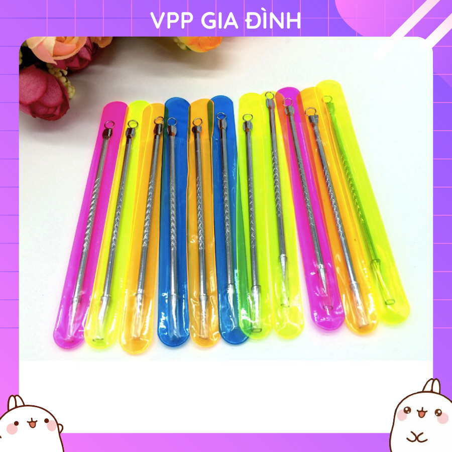 Cây Nặn Mụn 2 Đầu Cây Lấy Mụn Que Lấy Mụn Cây Cậy Mụn Que Cậy Mụn Dài 12 Cm