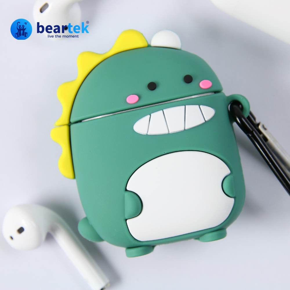 Vỏ Ốp Case bảo vệ bao đựng tai nghe không dây bluetooth 1/2/Pro4/i12/i9/i7/tws chống va đập, Hình Thú Nhiều Mẫu Dễ Thương Chất Liệu Silicon Dẻo