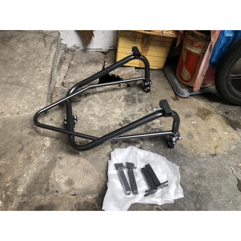Chống nâng ben nâng xe máy moto pkn pkl 3 bánh di chuyển được