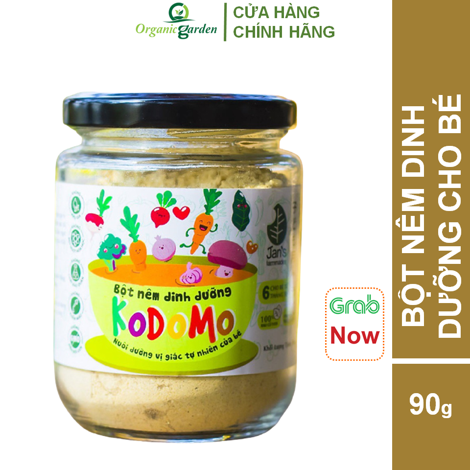 Bột Nêm Rau Củ Dinh Dưỡng Kodomo Cho Bé Ăn Dặm - 90 gr (Hạt nêm dành cho bé trên 6 tháng tuổi)