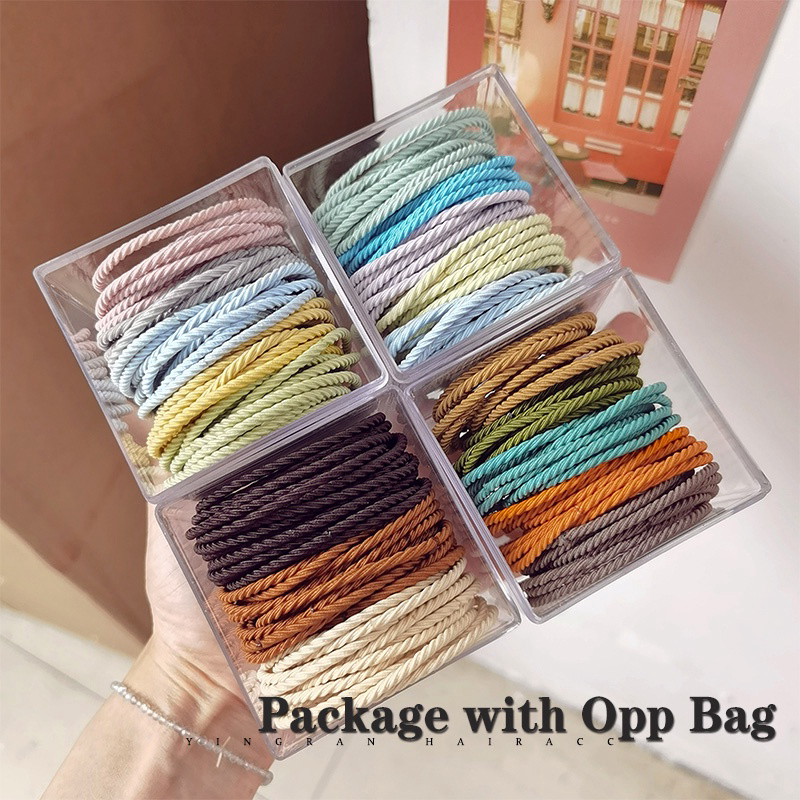 Cột tóc hàn quốc cao su co giãn siêu bền 5 màu dây buộc tóc thời trang hàn quốc chất lượng cao