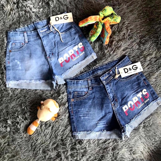 Quần short jean bé gái size đại