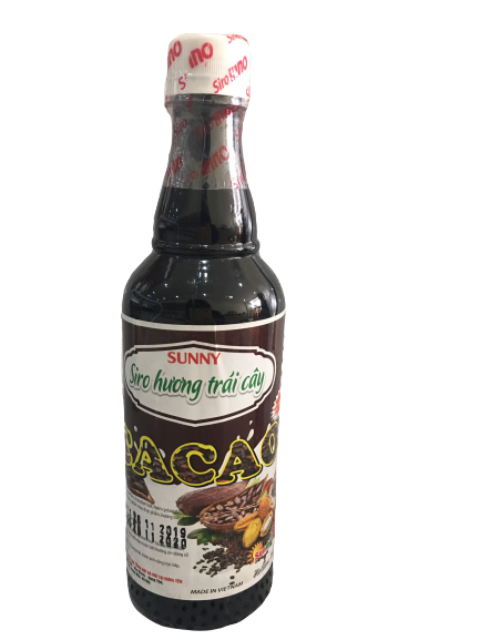 Siro hoa quả 500ml vị Cacao