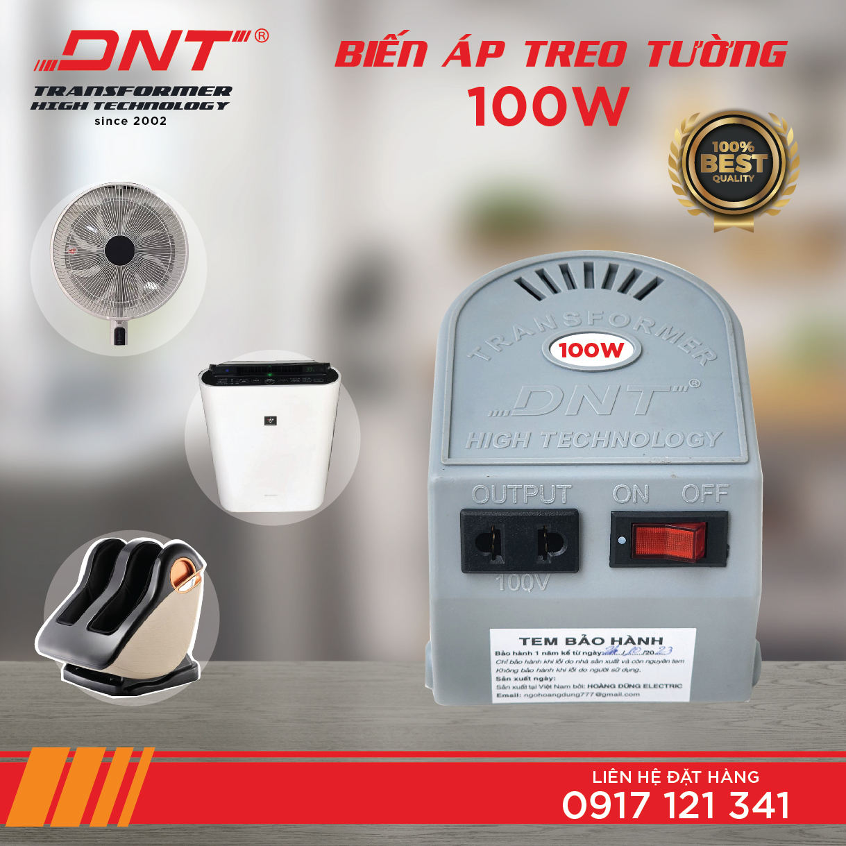 Biến áp 220v ra 110v 200w