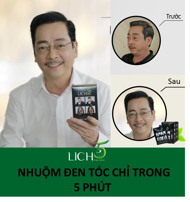 Dầu gội đen tóc thảo dược lich 5