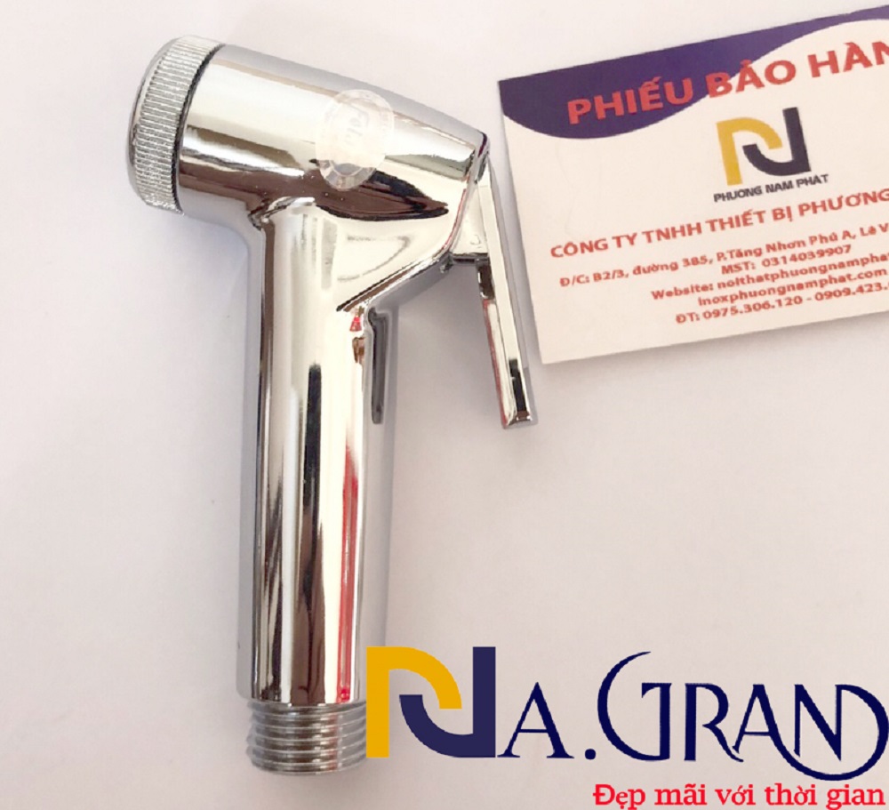 Đầu Vòi Xịt Vệ Sinh Xịt Bồn Cầu KHÔNG DÂY VX23 không dây không cài xịt nhựa mạ crom loại xịt tia nước to mạnh lớp xi dày 3 lớp sáng bóng