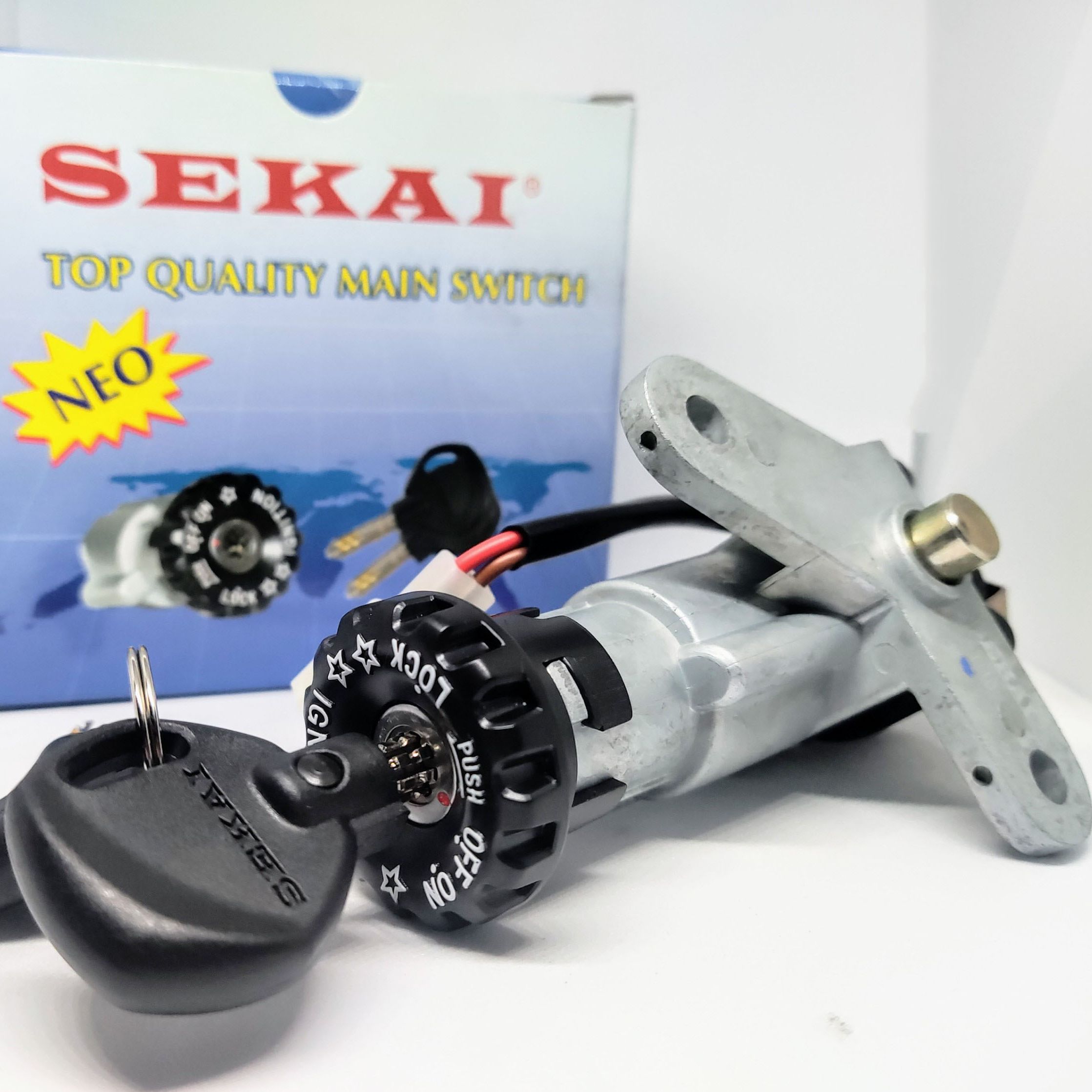 Ổ Khóa 8 cạnh chống trộm SEKAI chính hãng dành cho wave, dream, SH, AB, exciter, Lead, sirius