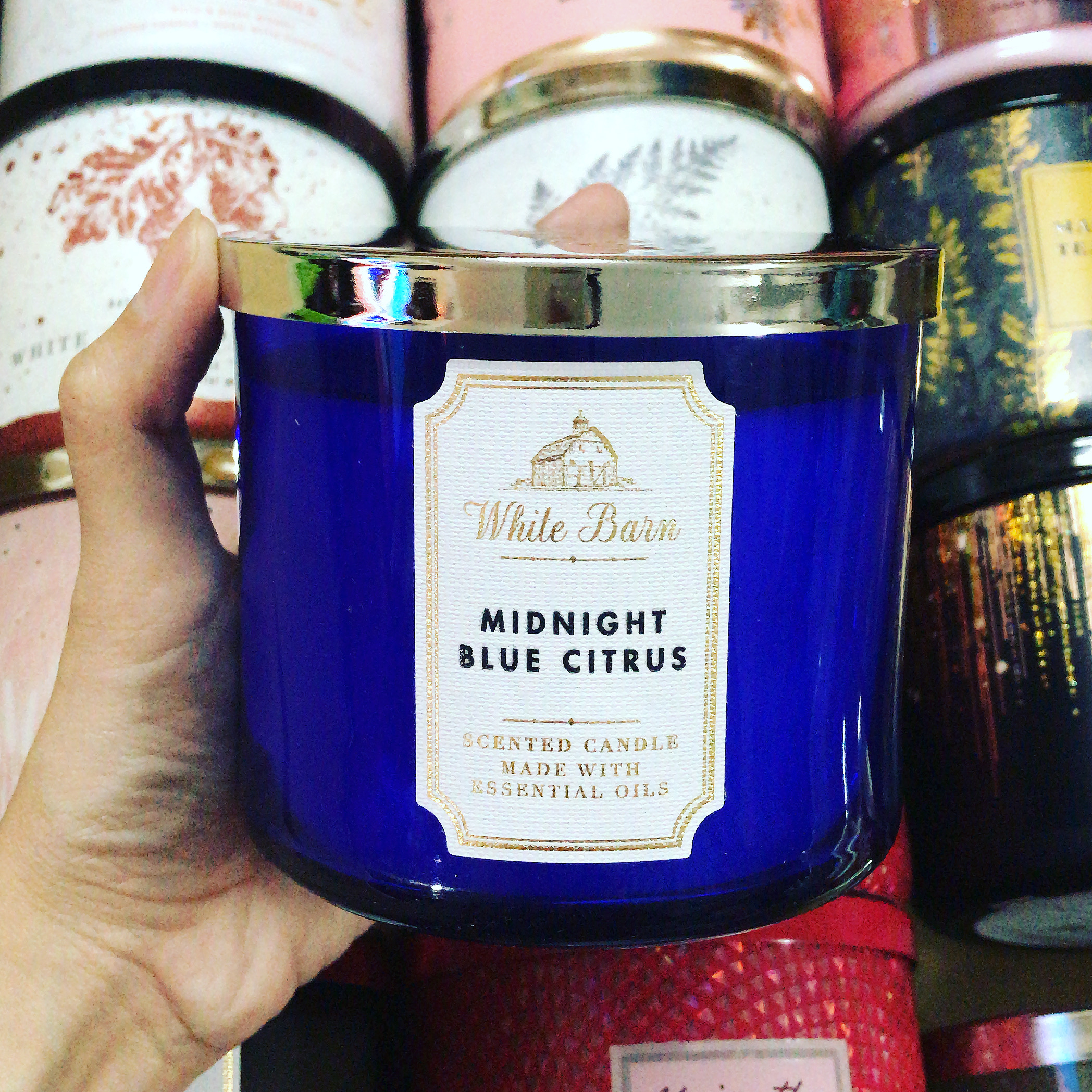 Nến thơm 3 bấc Bath&Body Works - mùi Midnight Blue Citrus