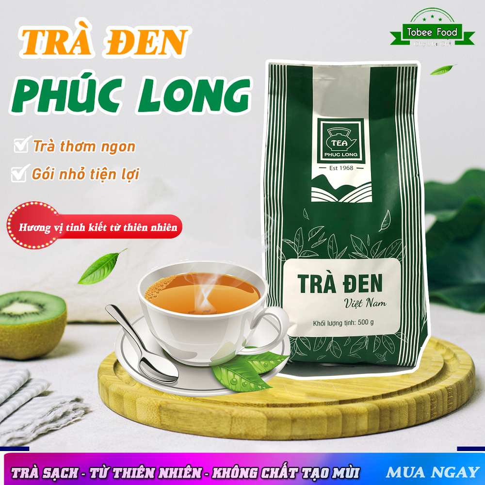 Trà Đen Phúc Long 500G - Trà pha Trà sữa tuyệt hảo nhất