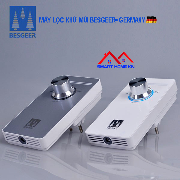 Máy lọc không khí ozone mini khử mùi hôi nhà vệ sinh nhà bếp nhà tắm phòng ngủ mùi thuốc lá mùi hôi chó mèo - Besgeer OLC30-A1