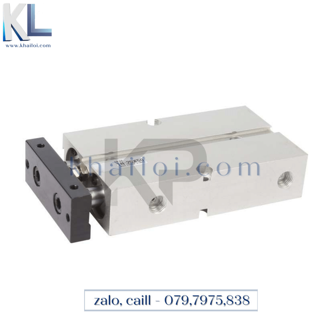Xi lanh 2 ty tn 10 16 - xy lanh hơi 2 ty - xilanh trượt -ben hơi khí nén tn