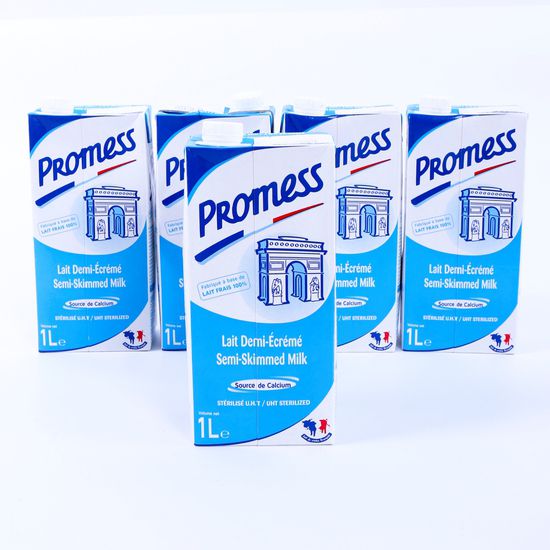 Sữa tươi ít béo Promess thùng 6 hộp 1 lít