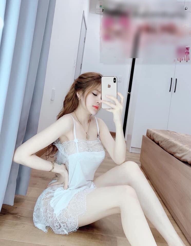 Đầm ngủ nữ khiêu gợi, Đầm ngủ viền ren kiểu mới - MIN Boutiques