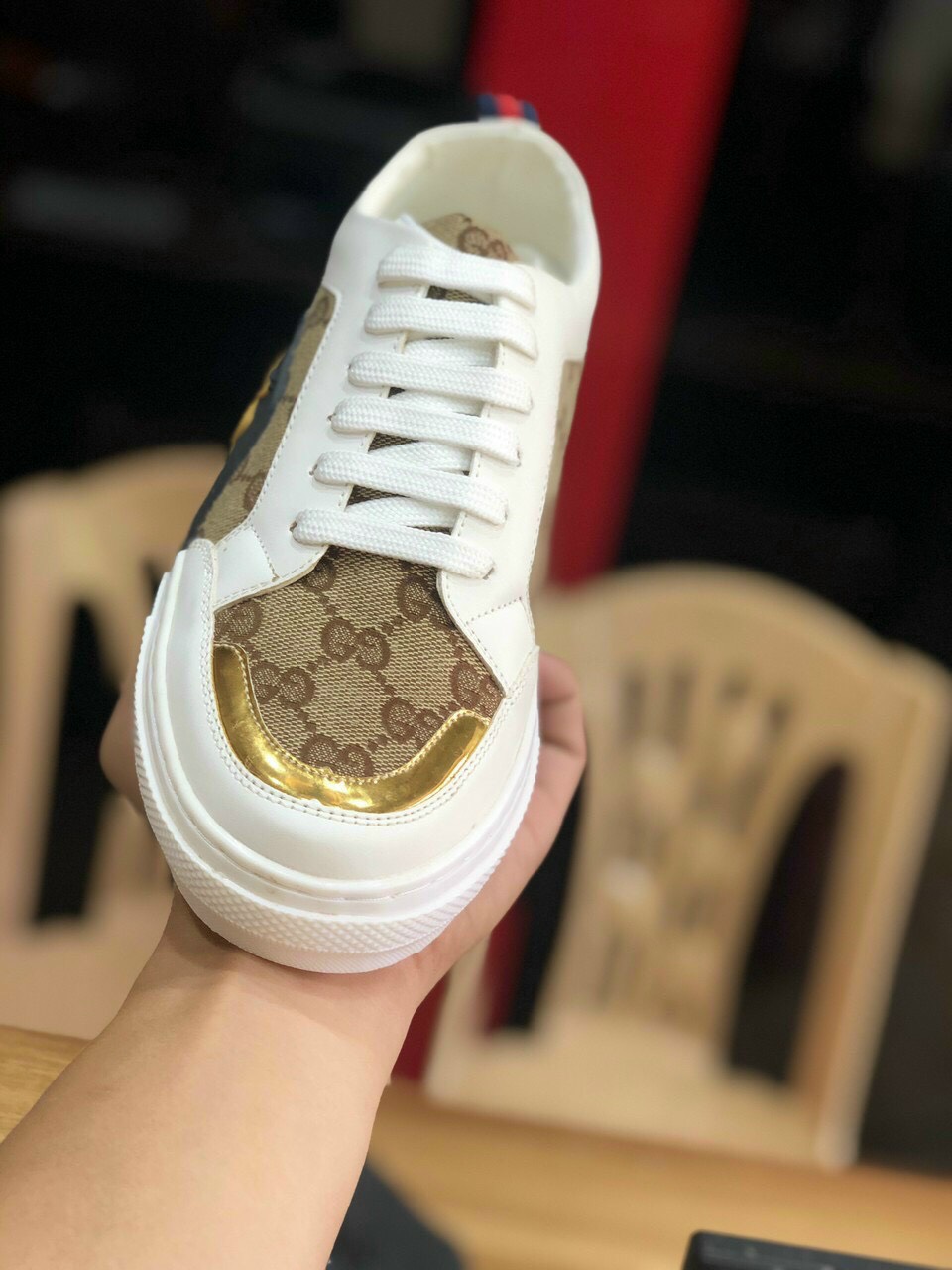 Giày thể thao Sneaker Nam GC đế ong hàng độc đẹp lạ cho giới trẻ