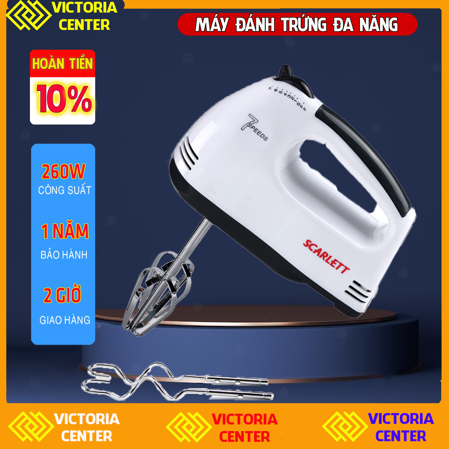 Máy đánh trứng đa năng 7 Tốc độ ZODAN - Bảo hành 12 tháng - máy đánh bọt cà phê, máy trộn bột, cây đánh trứng, máy nhồi bột, máy đánh kem trộn, máy trộn kem, cây đánh trứng cầm tay