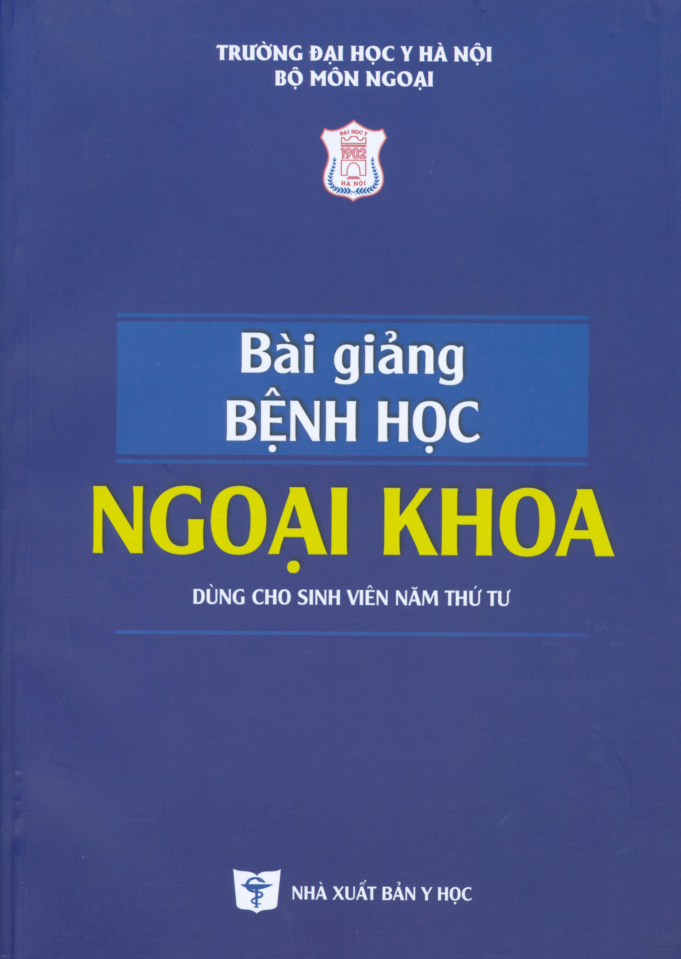 Bài giảng bệnh học ngoại khoa