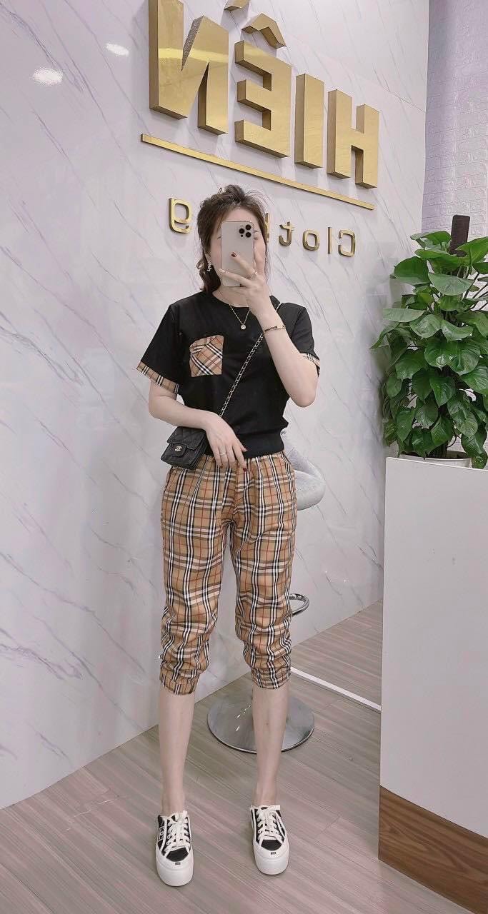 Đồ bộ nữ mặc nhà - set bộ lững áo thun coton siêu mát - mh023