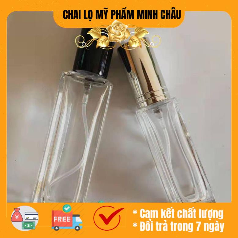 Chai lọ chiết nước hoa 10ml vuông / vỏ chiết nước hoa / lọ đựng dầu thơm